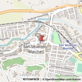 Mappa Viale Bigioli, 15, 62027 San Severino Marche, Macerata (Marche)