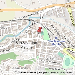 Mappa Viale Eustachio, 19, 62027 San Severino Marche, Macerata (Marche)