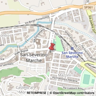 Mappa Via Roma, 8, 62027 San Severino Marche, Macerata (Marche)