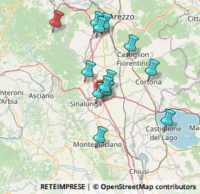 Mappa Milano - Napoli, 52045 Foiano della Chiana AR, Italia (13.14077)