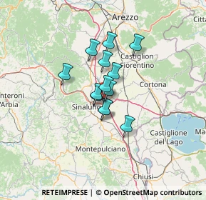 Mappa Milano - Napoli, 52045 Foiano della Chiana AR, Italia (8.09462)