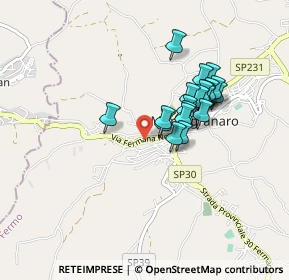 Mappa Via Fermana Nord, 63812 Montegranaro FM, Italia (0.709)