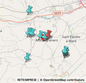 Mappa Via Fermana Nord, 63812 Montegranaro FM, Italia (3.14308)