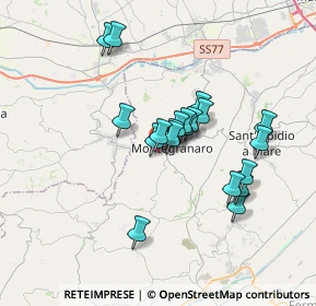 Mappa Via Fermana Nord, 63812 Montegranaro FM, Italia (2.9265)