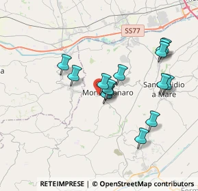 Mappa Via Fermana Nord, 63812 Montegranaro FM, Italia (3.39786)
