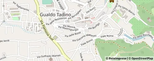 Mappa Gualdo Tadino