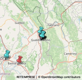 Mappa Via Rosati, 06023 Gualdo Tadino PG, Italia (8.80818)