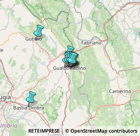 Mappa Via Fratelli Tromba, 06023 Gualdo Tadino PG, Italia (5.19545)