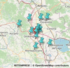 Mappa Via Farniole, 52045 Foiano della Chiana AR, Italia (9.22)