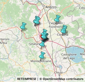 Mappa Via Farniole, 52045 Foiano della Chiana AR, Italia (8.63933)