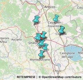 Mappa Via Farniole, 52045 Foiano della Chiana AR, Italia (9.92667)