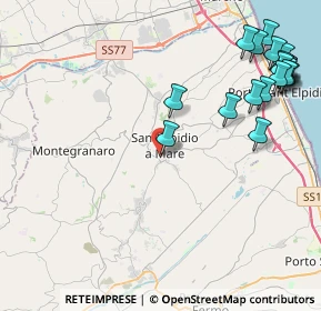 Mappa Corso Baccio, 63811 Sant'Elpidio a Mare FM, Italia (5.7315)