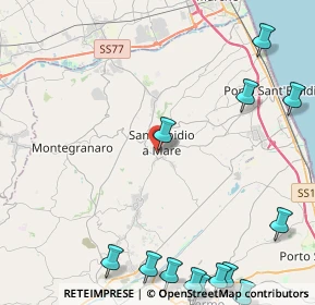 Mappa S.C.N, 63811 Sant'Elpidio a mare FM, Italia (6.95857)