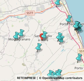 Mappa Corso Baccio, 63811 Sant'Elpidio a Mare FM, Italia (6.0345)