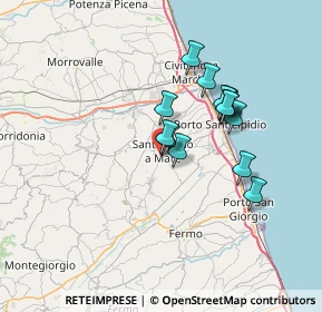 Mappa Corso Baccio, 63811 Sant'Elpidio a Mare FM, Italia (5.705)