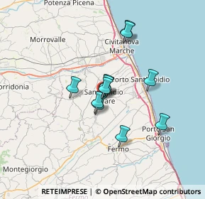 Mappa Via Bulgarini, 63811 Sant'Elpidio a Mare FM, Italia (5.04273)
