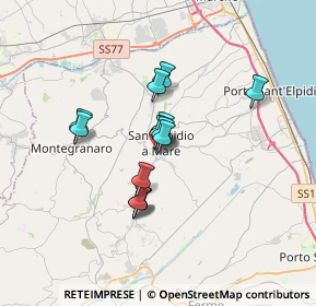 Mappa Via Bulgarini, 63811 Sant'Elpidio a Mare FM, Italia (2.53846)
