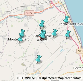 Mappa Via Bulgarini, 63811 Sant'Elpidio a Mare FM, Italia (2.61182)