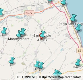 Mappa Via Bulgarini, 63811 Sant'Elpidio a Mare FM, Italia (6.8165)