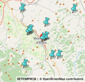 Mappa Via S. Giusto, 53014 Monteroni d'Arbia SI, Italia (3.78091)