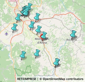 Mappa Via S. Giusto, 53014 Monteroni d'Arbia SI, Italia (9.8975)