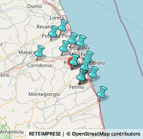 Mappa Via delle Boccette, 63811 Sant'Elpidio a Mare FM, Italia (9.28067)