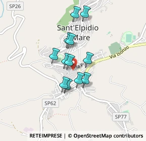 Mappa Via delle Boccette, 63811 Sant'Elpidio a Mare FM, Italia (0.3225)