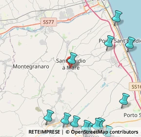 Mappa Via delle Boccette, 63811 Sant'Elpidio a Mare FM, Italia (6.905)