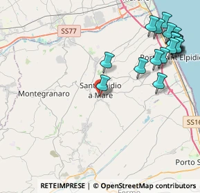 Mappa Via delle Boccette, 63811 Sant'Elpidio a Mare FM, Italia (5.606)