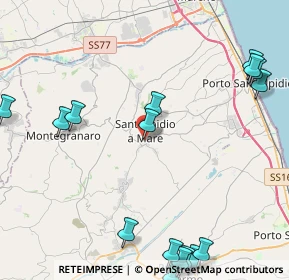 Mappa Via delle Boccette, 63811 Sant'Elpidio a Mare FM, Italia (6.6955)