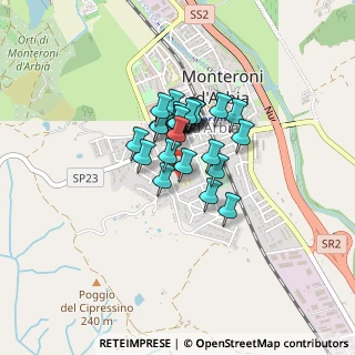 Mappa Via Fratelli Rosselli, 53014 Monteroni D'arbia SI, Italia (0.27037)