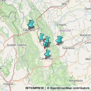 Mappa Località Fornaci, 62022 Gagliole MC, Italia (9.42455)