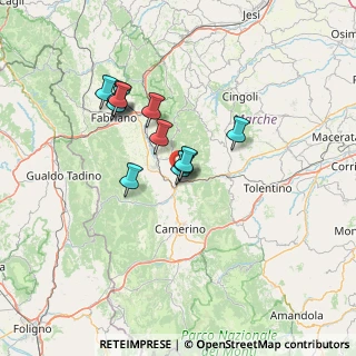 Mappa Località Fornaci, 62022 Gagliole MC, Italia (11.31167)