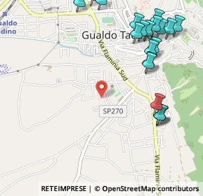 Mappa Via Giacomo Leopardi, 06023 Gualdo Tadino PG, Italia (0.707)