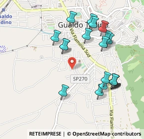 Mappa Via Giacomo Leopardi, 06023 Gualdo Tadino PG, Italia (0.524)