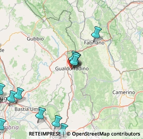 Mappa Via Giacomo Leopardi, 06023 Gualdo Tadino PG, Italia (30.596)