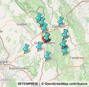 Mappa Via Giacomo Leopardi, 06023 Gualdo Tadino PG, Italia (10.78438)