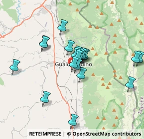 Mappa Via Giacomo Leopardi, 06023 Gualdo Tadino PG, Italia (3.119)