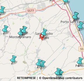Mappa Strada Pozzetto, 63811 Sant'Elpidio a Mare FM, Italia (6.8355)