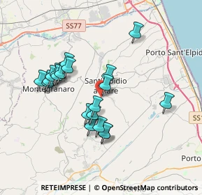 Mappa Strada Pozzetto, 63811 Sant'Elpidio a Mare FM, Italia (3.4175)
