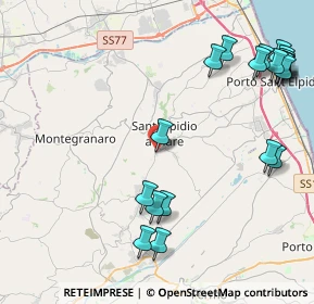 Mappa Strada Pozzetto, 63811 Sant'Elpidio a Mare FM, Italia (5.6305)