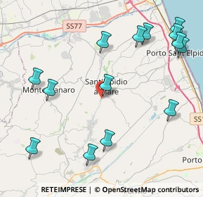Mappa Strada Pozzetto, 63811 Sant'Elpidio a Mare FM, Italia (5.325)