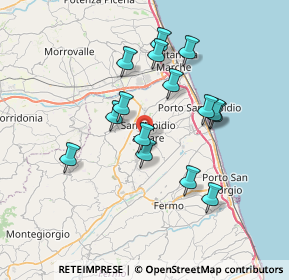 Mappa Strada Pozzetto, 63811 Sant'Elpidio a Mare FM, Italia (6.706)