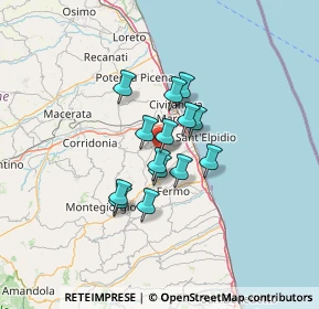 Mappa Strada Pozzetto, 63811 Sant'Elpidio a Mare FM, Italia (8.88286)