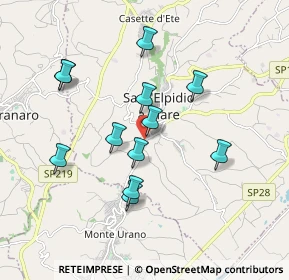 Mappa Strada Pozzetto, 63811 Sant'Elpidio a Mare FM, Italia (1.74667)