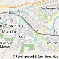 Mapa San Severino Marche