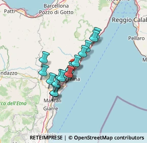Mappa Via Luigi Rizzo ang, 98037 Letojanni ME, Italia (10.79611)
