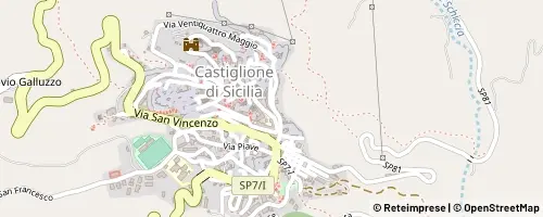 Mappa Castiglione di Sicilia