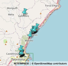 Mappa Via Messina, 98037 Letojanni ME, Italia (1.863)