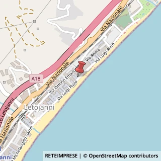 Mappa Via Roma, 20, 98037 Letojanni, Messina (Sicilia)